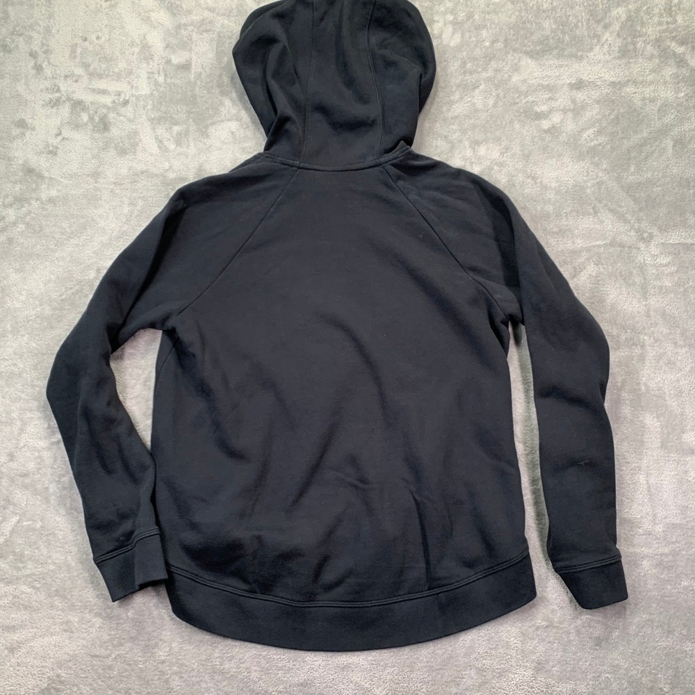 USA Flag Freedom Hoodie Fleece Black Pullover Sweatshirt Adult Medium Soft Fit - Picture 2 of 8